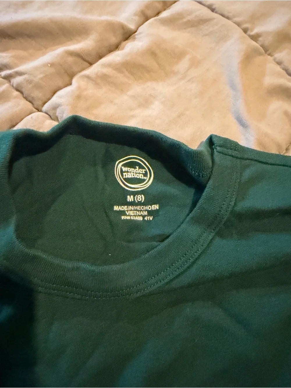 wonder nation Long-Sleeve Crewneck Tee in Teal